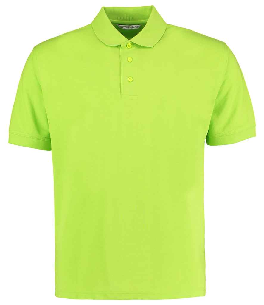 Kustom Kit Klassic Poly/Cotton Piqué Polo Shirt | Lime Green