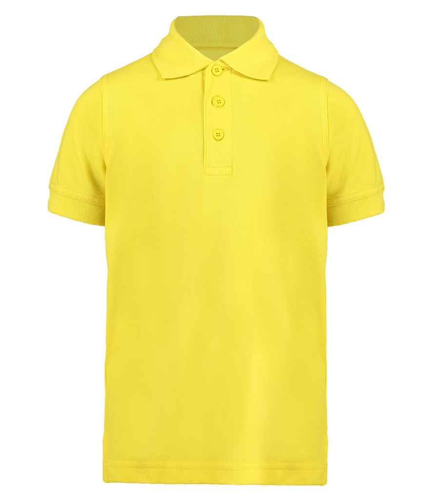 Kustom Kit Kids Klassic Poly/Cotton Piqué Polo Shirt | Canary