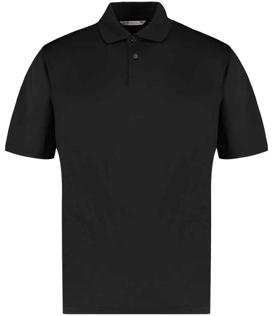 Kustom Kit Regular Fit Cooltex® Plus Superwash® 60°C Piqué Polo Shirt | Black