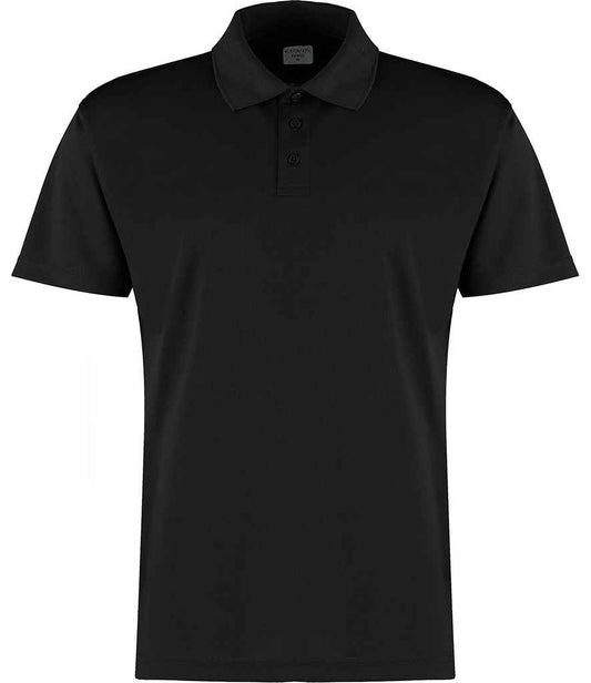 Kustom Kit Cooltex® Plus Micro Mesh Polo Shirt | Black