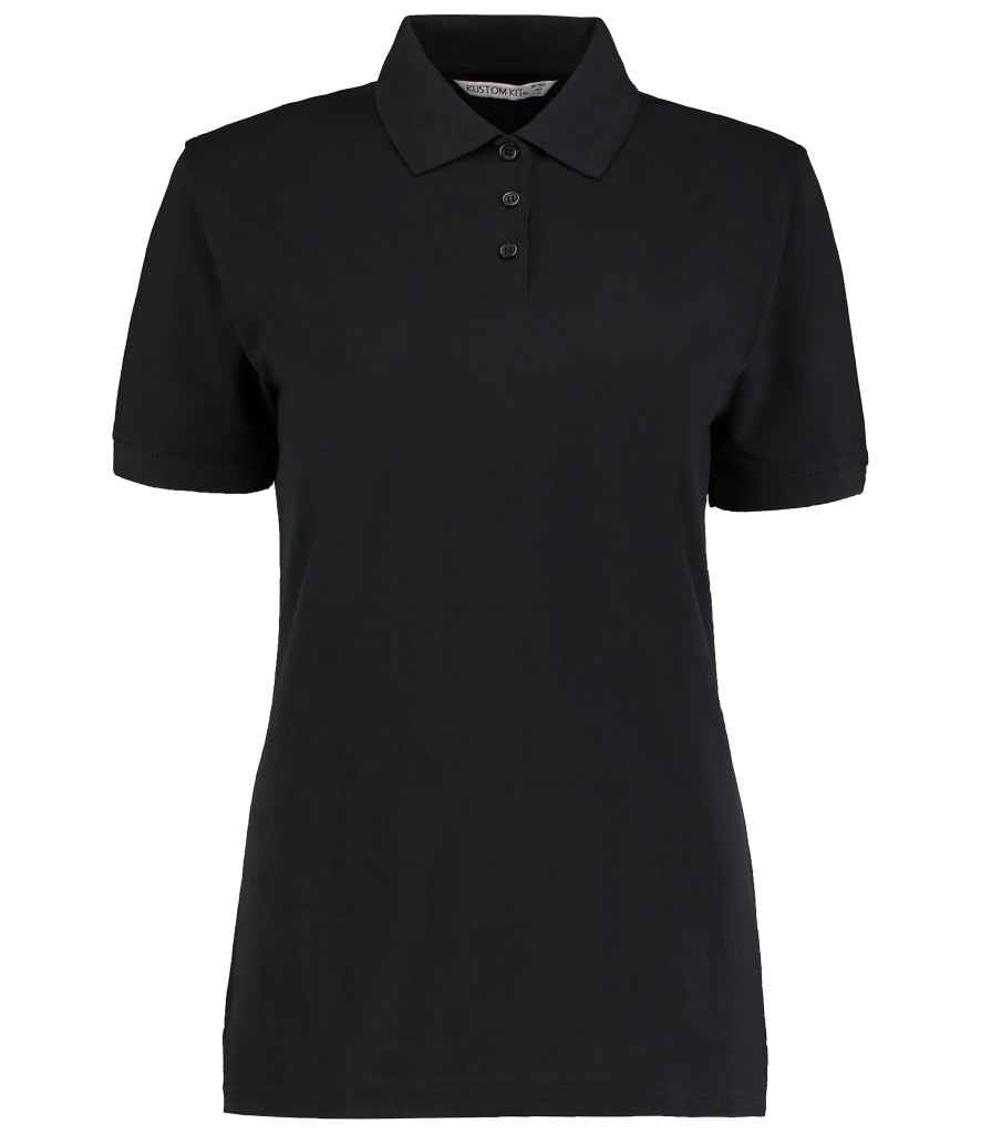Kustom Kit Ladies Klassic Poly/Cotton Piqué Polo Shirt | Black