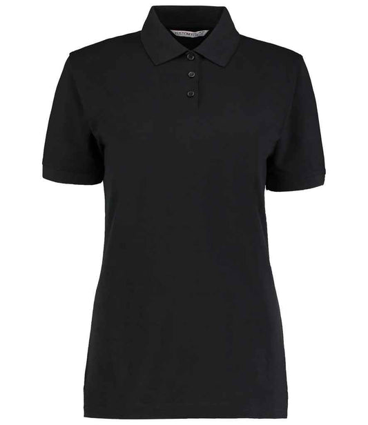 Kustom Kit Ladies Klassic Poly/Cotton Piqué Polo Shirt | Black