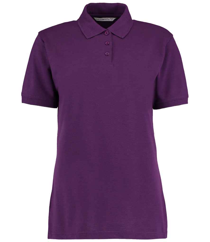 Kustom Kit Ladies Klassic Poly/Cotton Piqué Polo Shirt | Dark Purple
