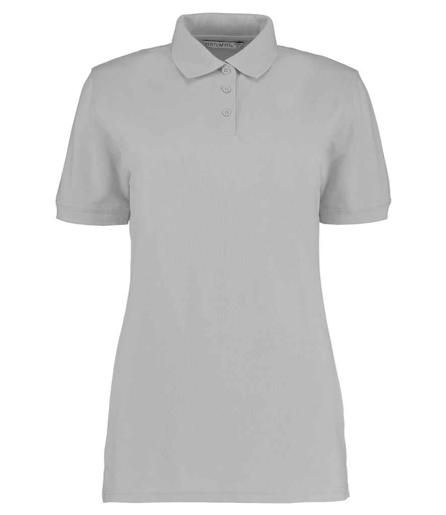 Kustom Kit Ladies Klassic Poly/Cotton Piqué Polo Shirt | Heather Grey