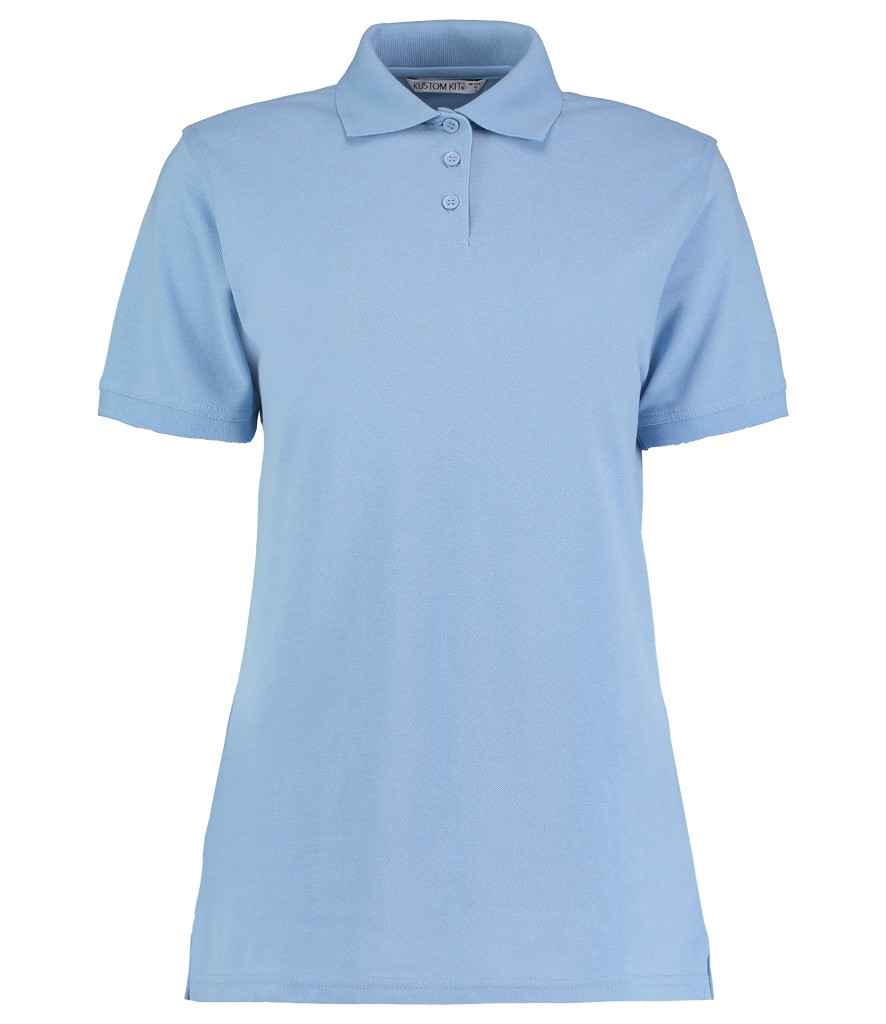 Kustom Kit Ladies Klassic Poly/Cotton Piqué Polo Shirt | Light Blue