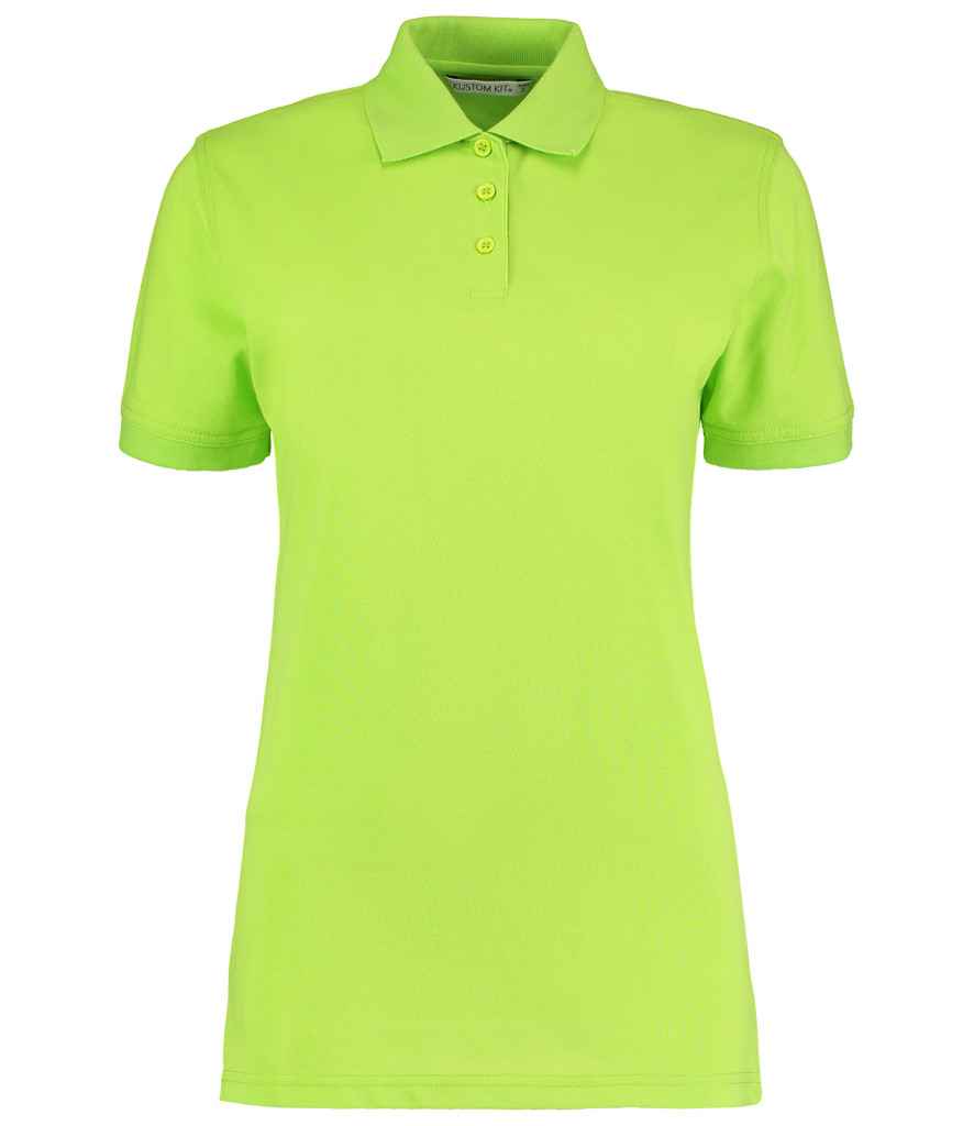 Kustom Kit Ladies Klassic Poly/Cotton Piqué Polo Shirt | Lime Green