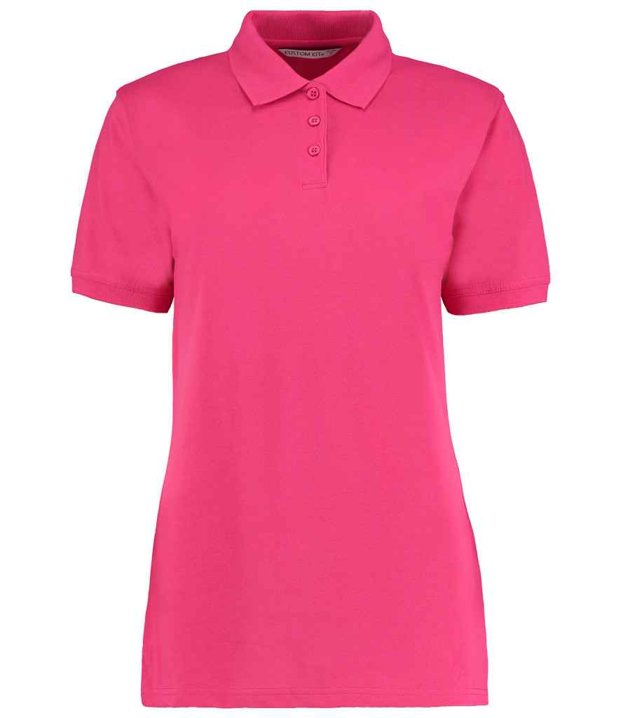 Kustom Kit Ladies Klassic Poly/Cotton Piqué Polo Shirt | Raspberry