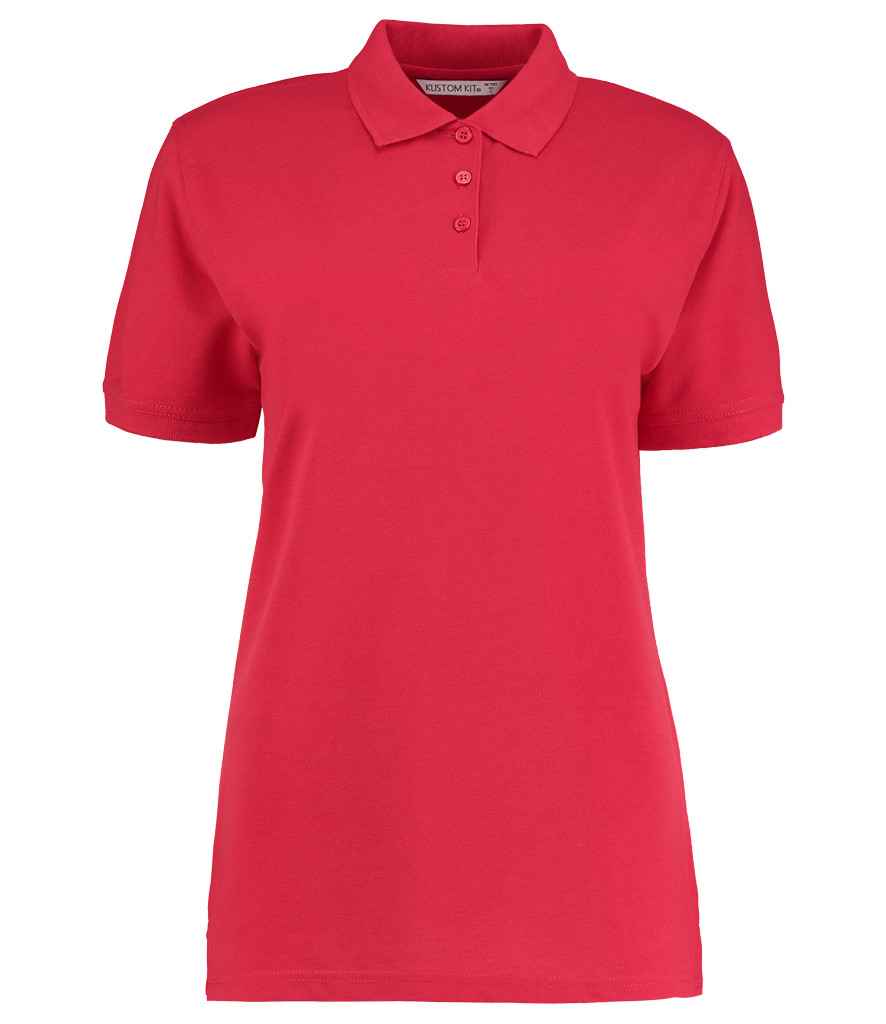 Kustom Kit Ladies Klassic Poly/Cotton Piqué Polo Shirt | Red