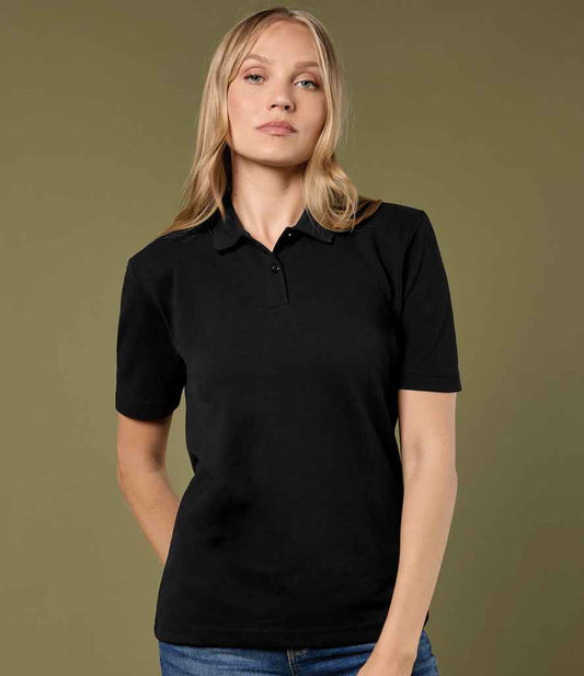 Kustom Kit Ladies Regular Fit Workforce Piqué Polo Shirt | Black