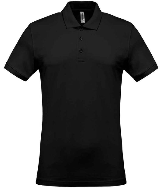 Kariban Short Sleeve Piqué Polo Shirt | Black