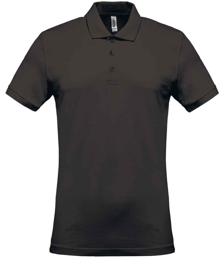 Kariban Short Sleeve Piqué Polo Shirt | Dark Grey