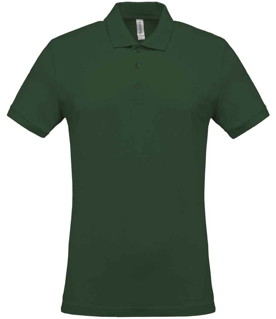 Kariban Short Sleeve Piqué Polo Shirt | Forest Green