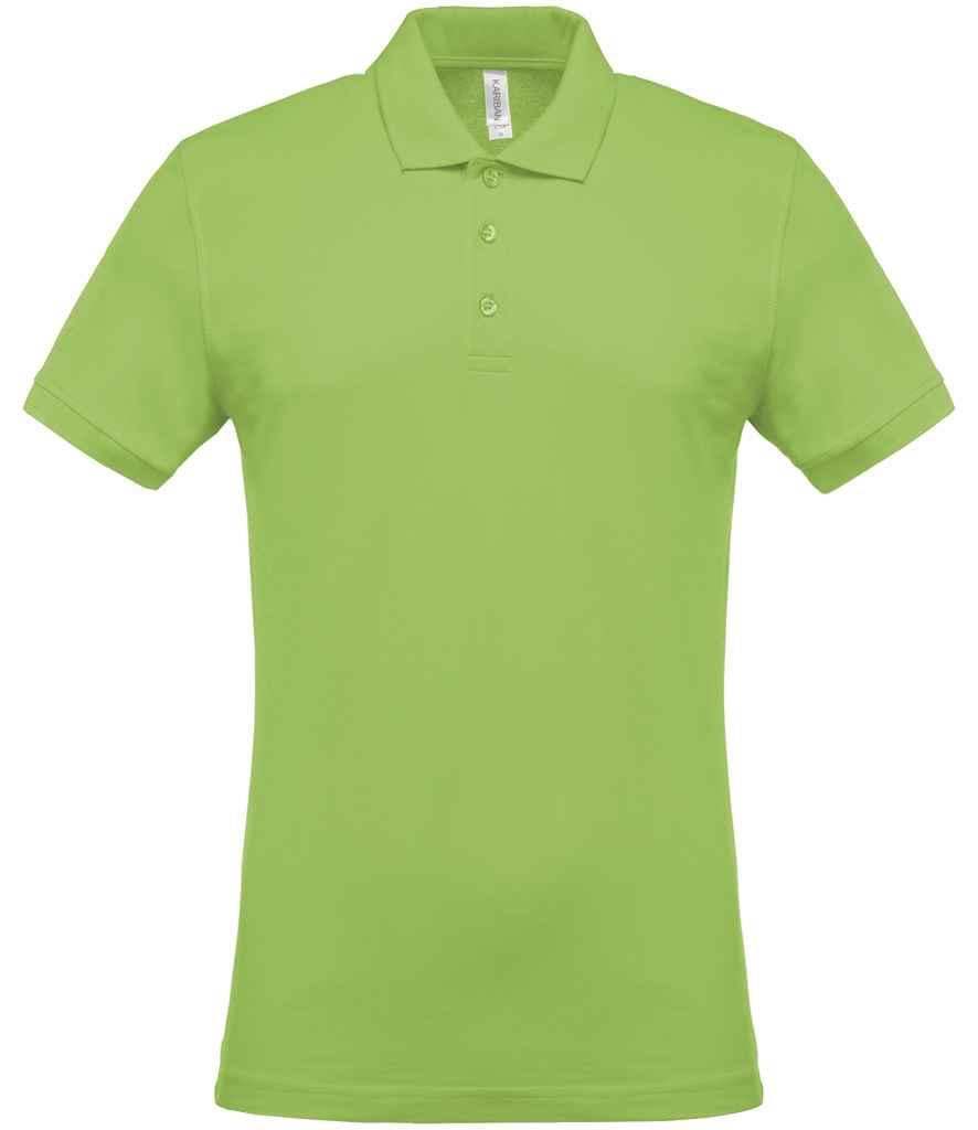 Kariban Short Sleeve Piqué Polo Shirt | Lime Green