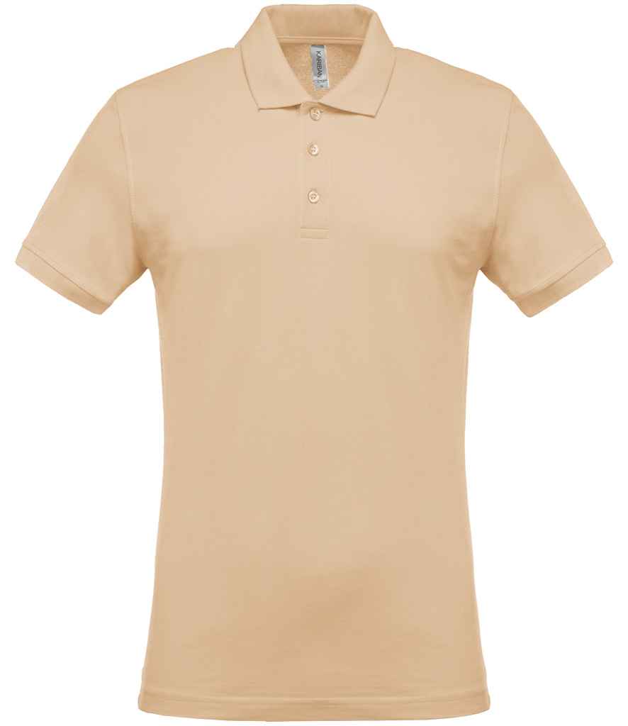 Kariban Short Sleeve Piqué Polo Shirt | Light Sand