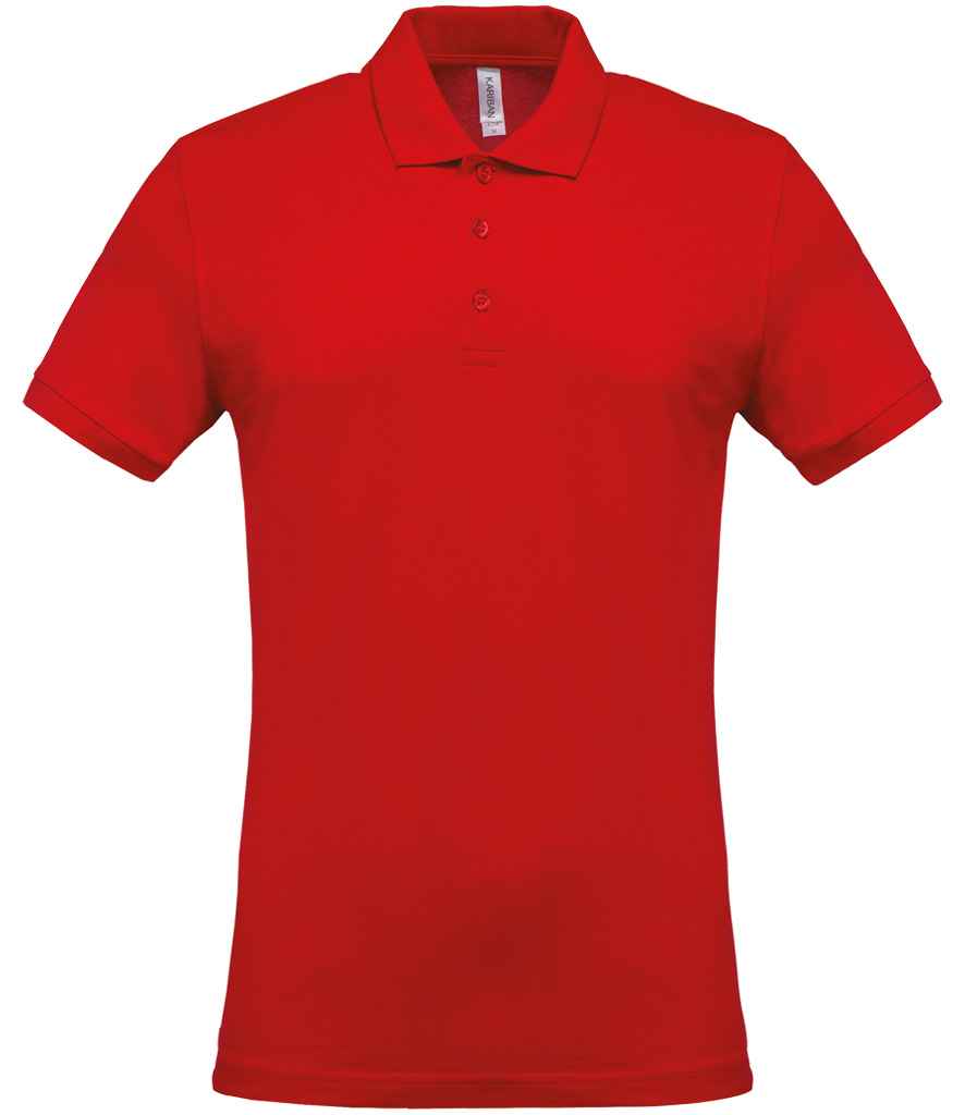 Kariban Short Sleeve Piqué Polo Shirt | Red