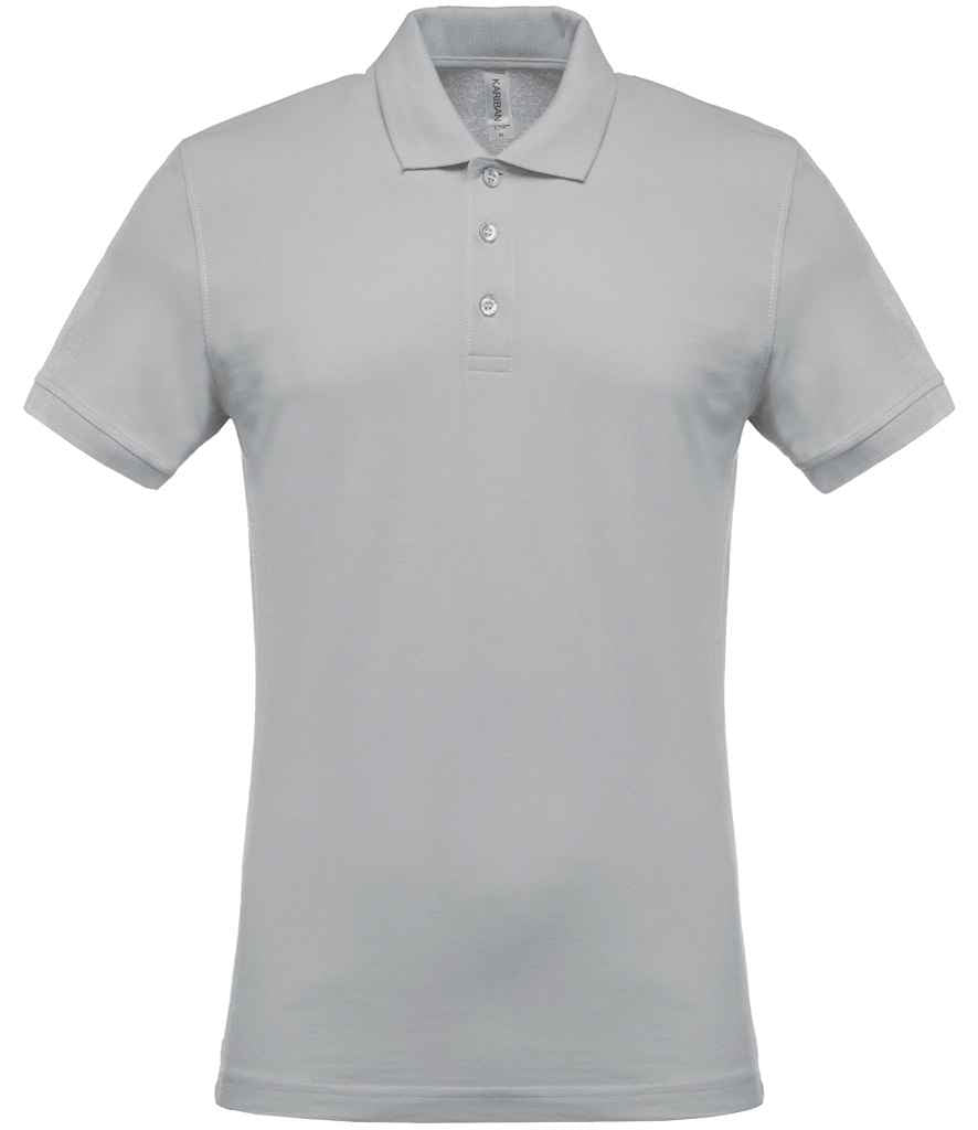 Kariban Short Sleeve Piqué Polo Shirt | Snow Grey