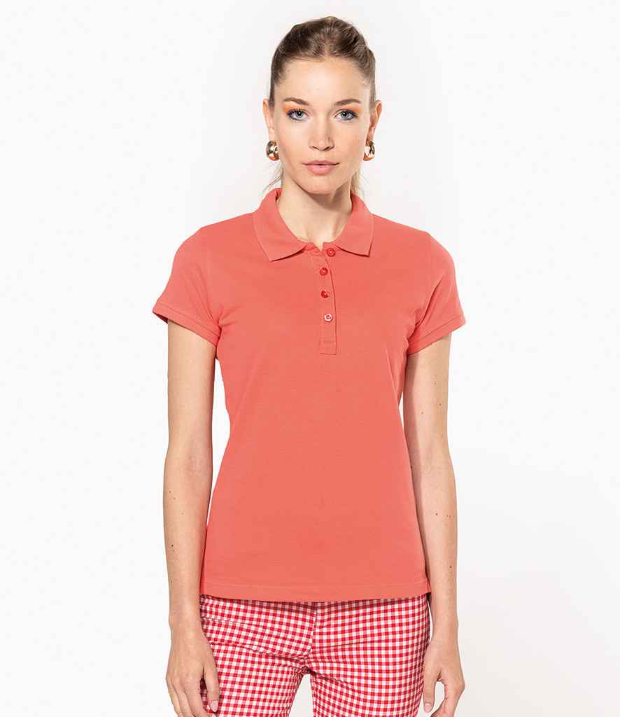 Kariban Ladies Short Sleeve Piqué Polo Shirt | True Coral
