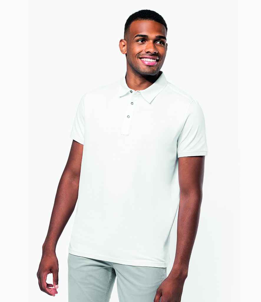 Kariban Jersey Polo Shirt | White