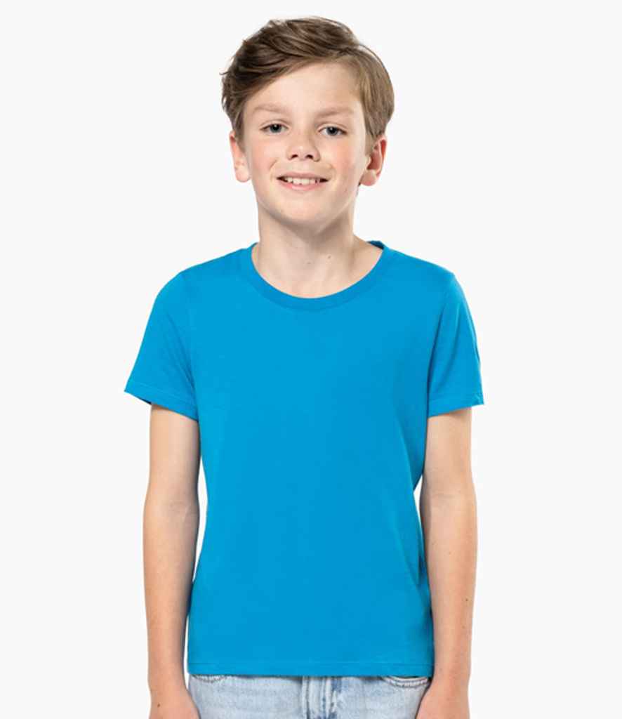 Kariban Kids BIO150IC Crew Neck T-Shirt | Light Royal Blue