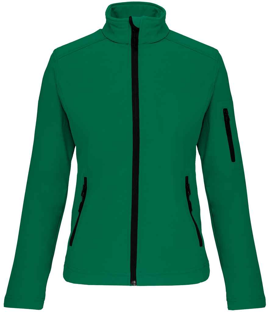 Kariban Ladies Soft Shell Jacket | Kelly Green