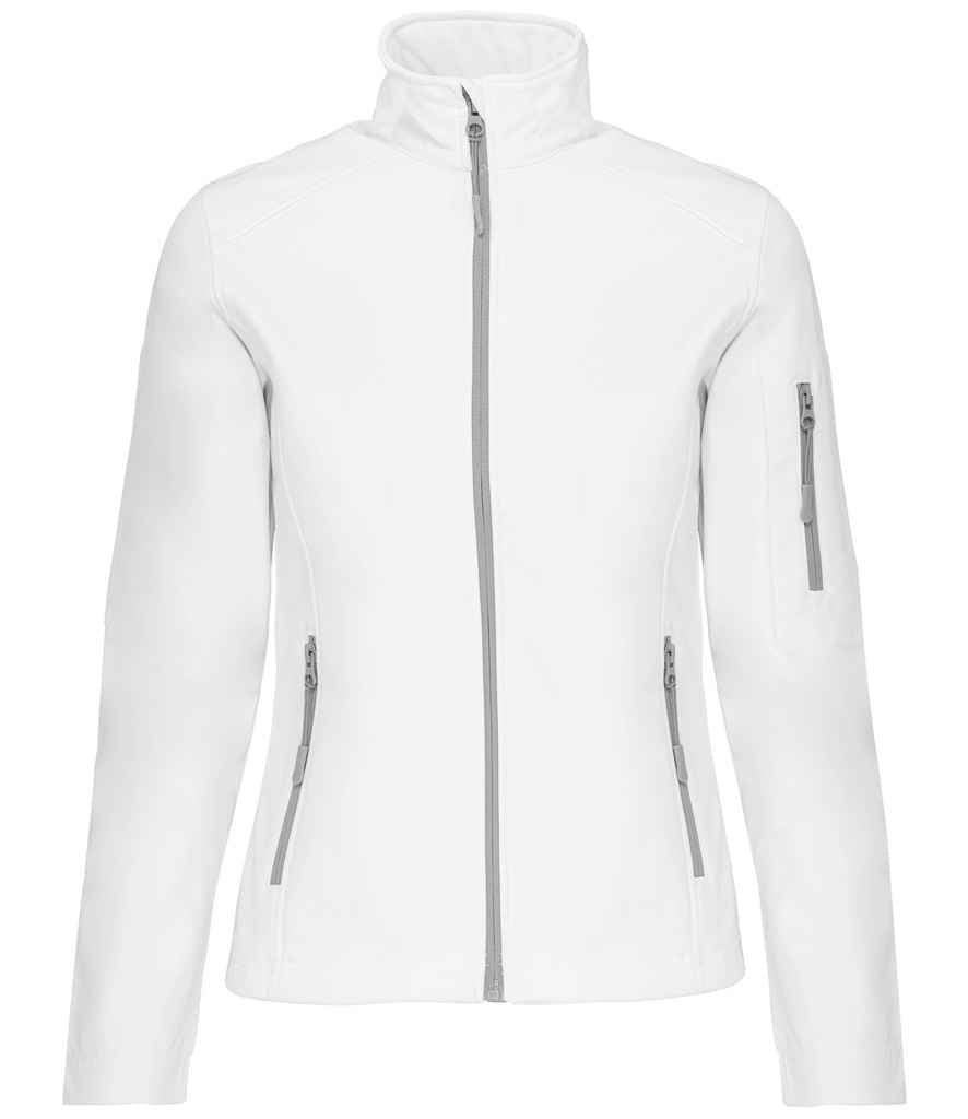 Kariban Ladies Soft Shell Jacket | White