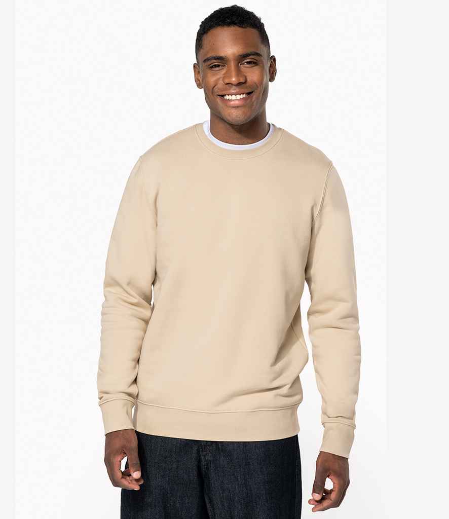 Kariban Unisex Crew Neck Sweatshirt | Light Sand