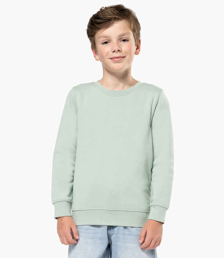 Kariban Kids Crew Neck Sweatshirt | Sage