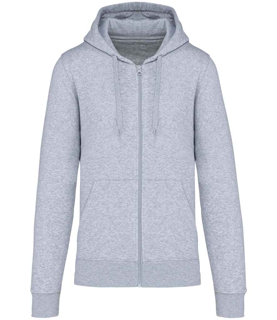Kariban Full Zip Hoodie | Oxford Grey