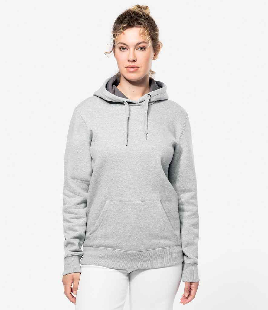 Kariban Heavy Contrast Hoodie | Oxford Grey