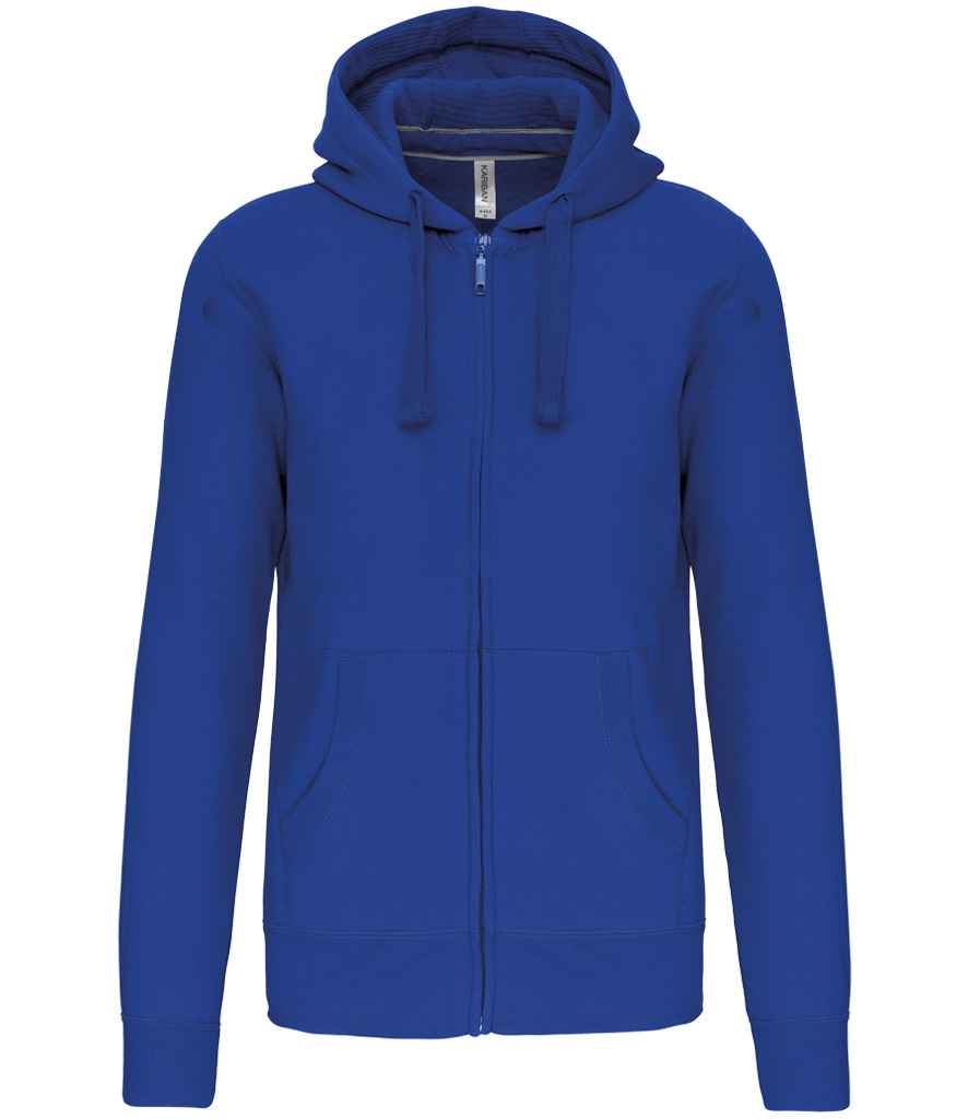 Kariban Full Zip Hooded Sweatshirt | Light Royal Blue