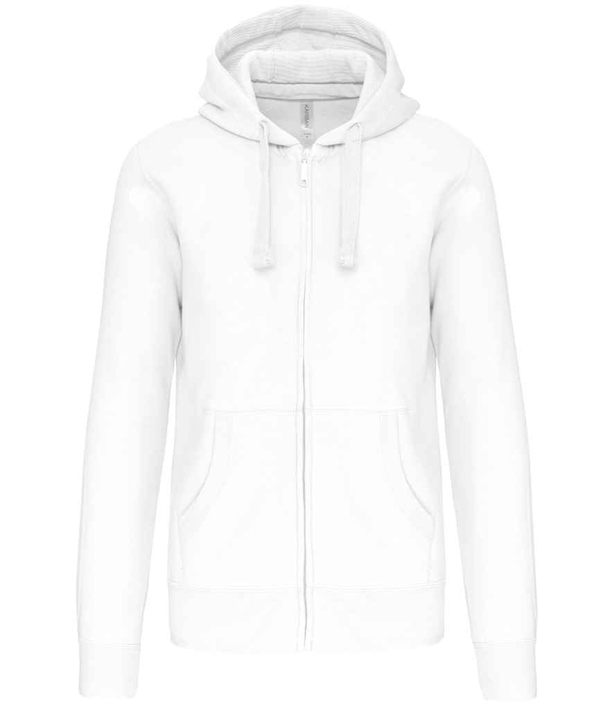 Kariban Full Zip Hooded Sweatshirt | White