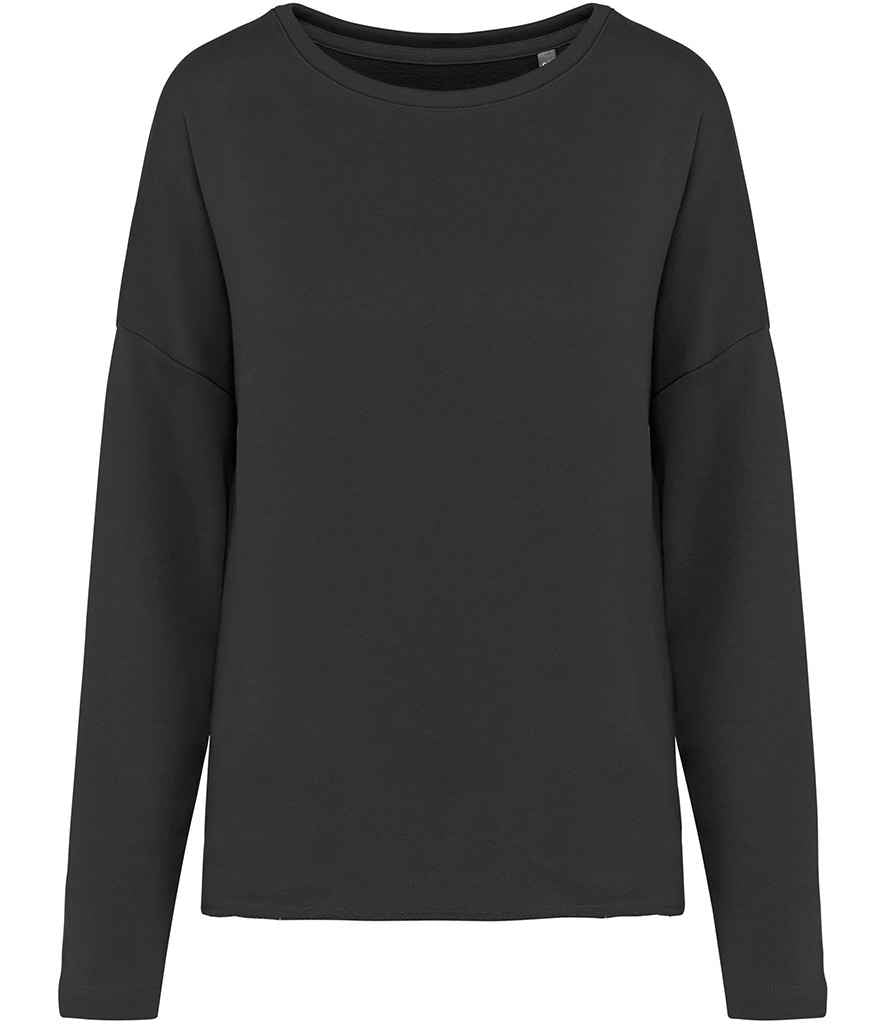 Kariban Ladies Oversized Sweatshirt | Black