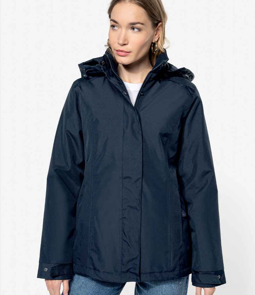 Kariban Ladies Parka Jacket | Navy
