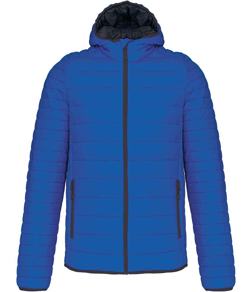 Kariban Lightweight Hooded Padded Jacket | Light Royal Blue