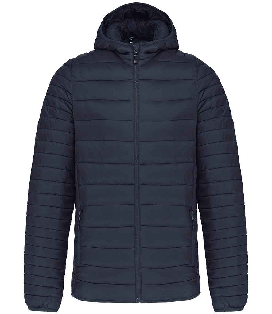 Kariban Lightweight Hooded Padded Jacket | Navy