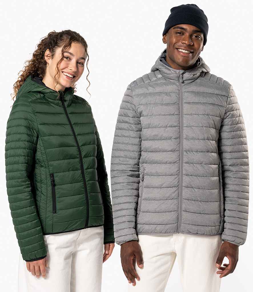 Kariban Ladies Lightweight Hooded Padded Jacket | Forest Green