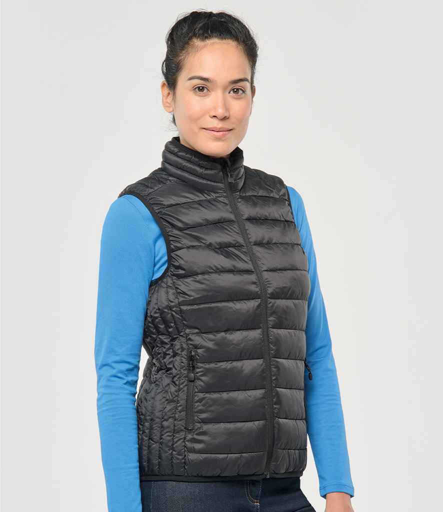 Kariban Ladies Lightweight Padded Bodywarmer | Black