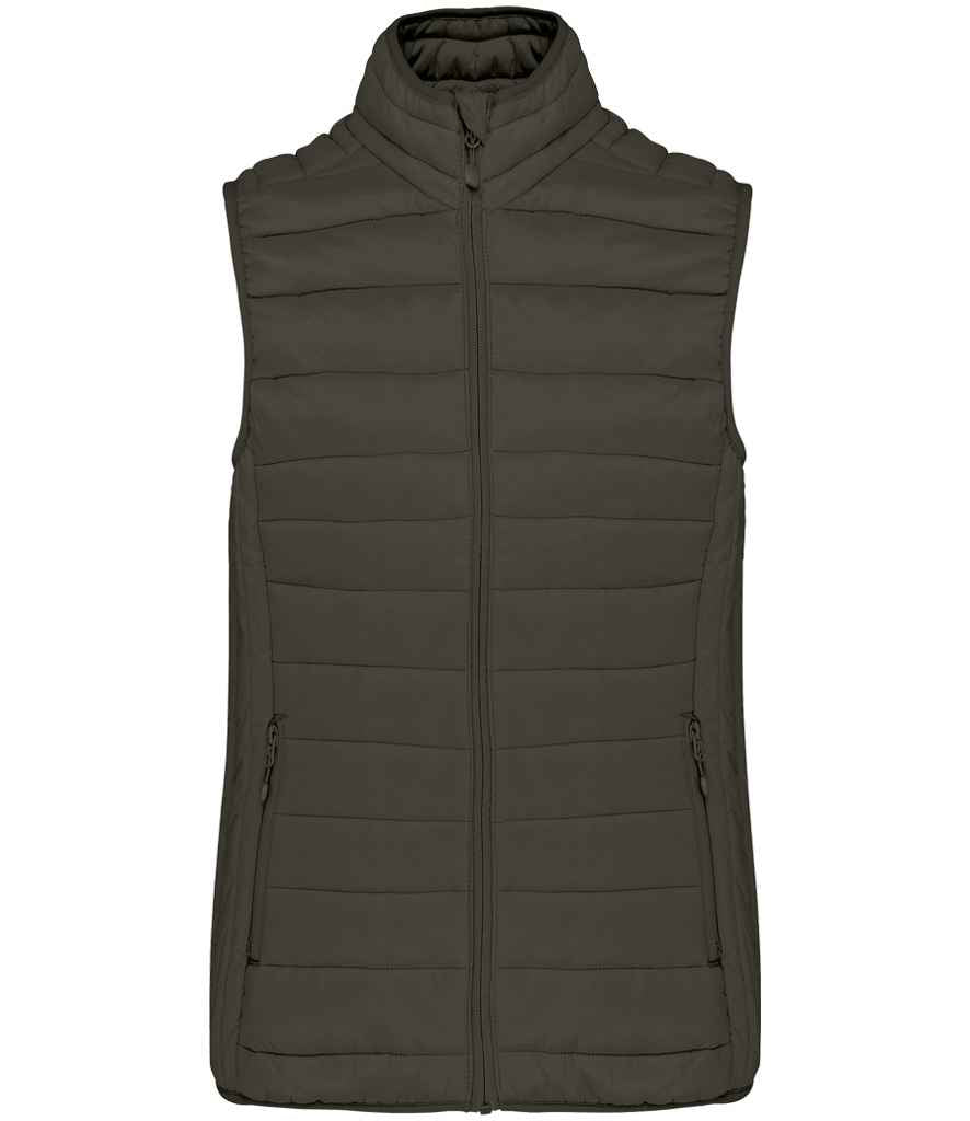 Kariban Ladies Lightweight Padded Bodywarmer | Dark Khaki