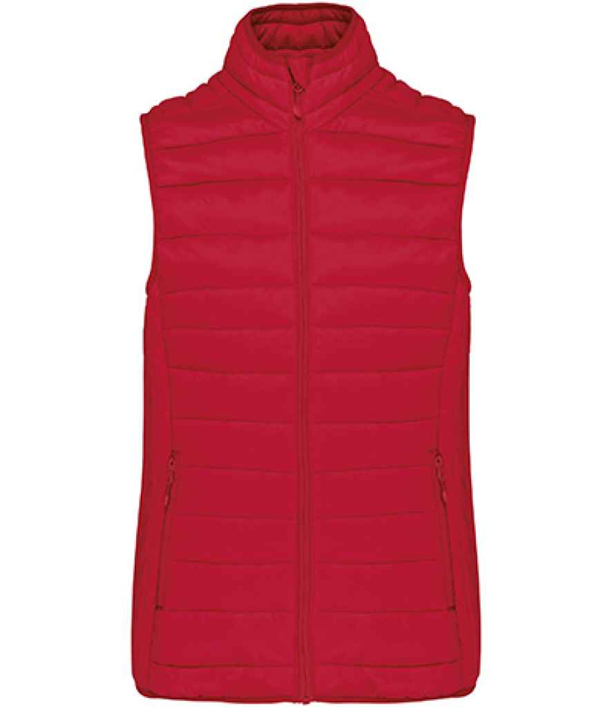 Kariban Ladies Lightweight Padded Bodywarmer | Red