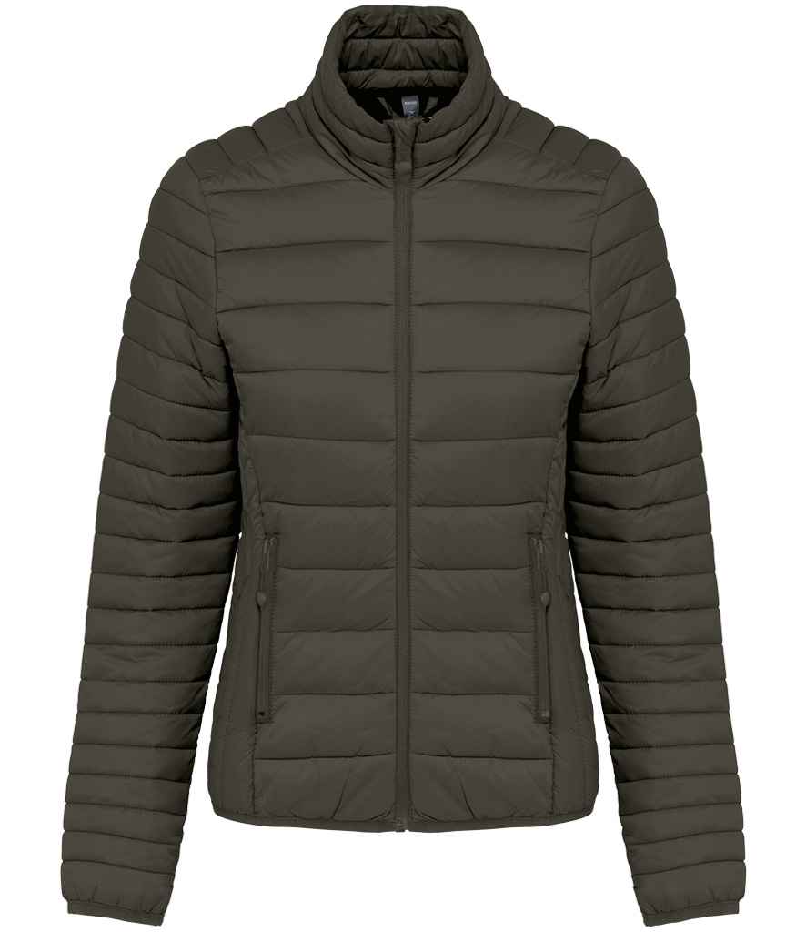 Kariban Ladies Lightweight Padded Jacket | Dark Khaki