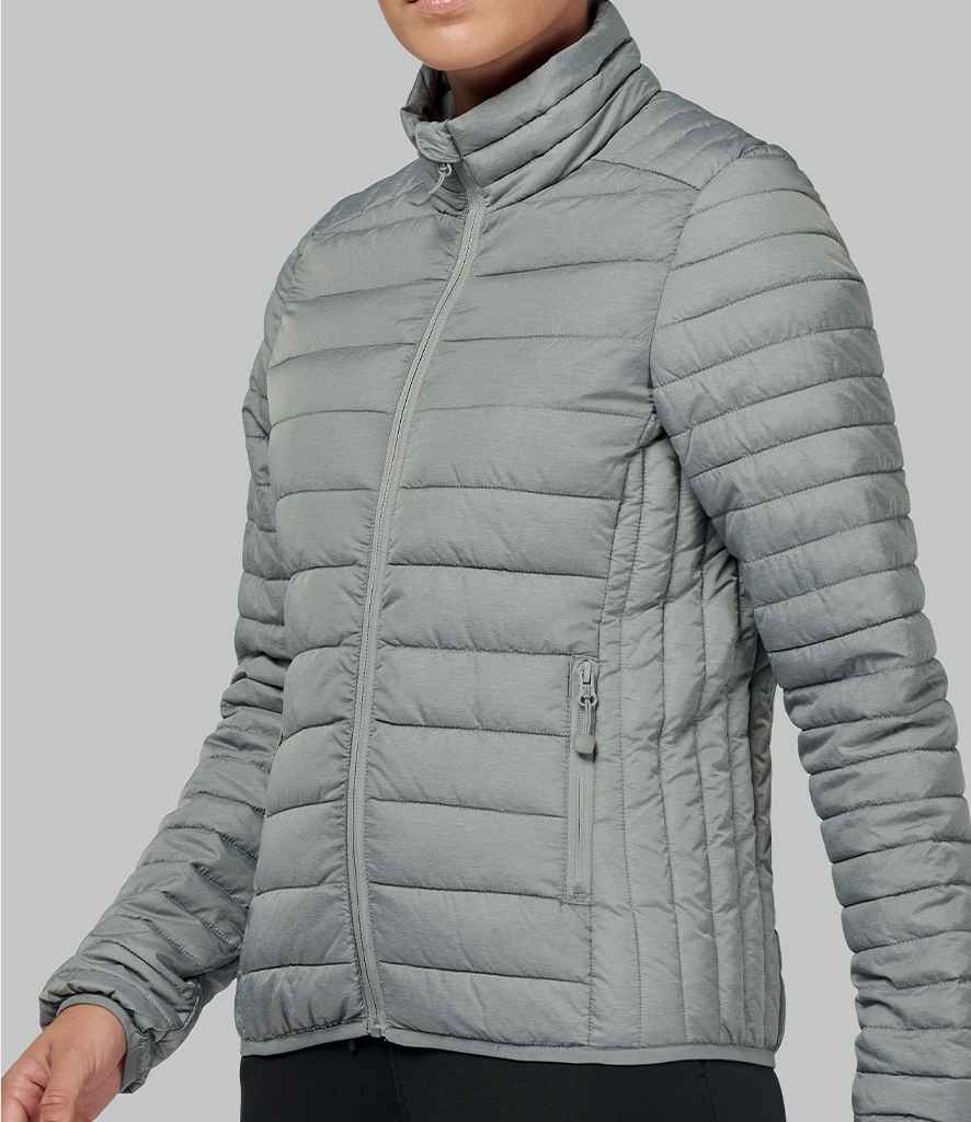 Kariban Ladies Lightweight Padded Jacket | Marl Silver