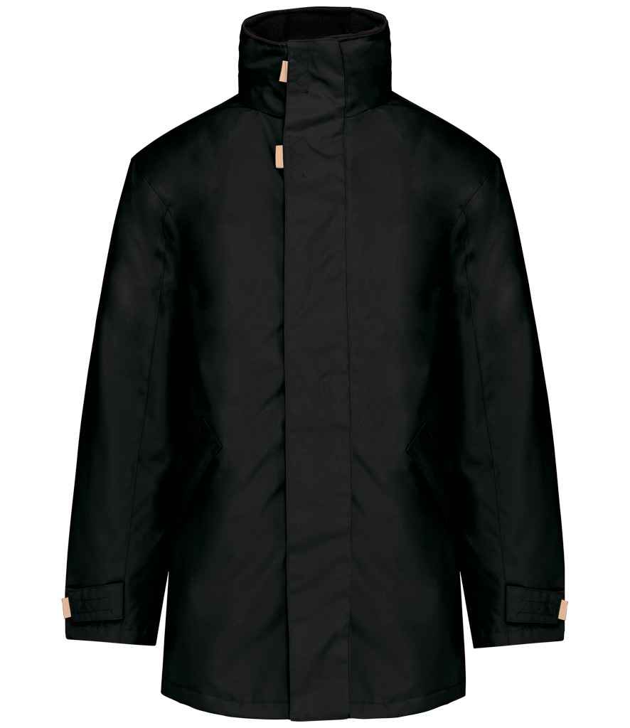 Kariban Parka Jacket | Black/Black