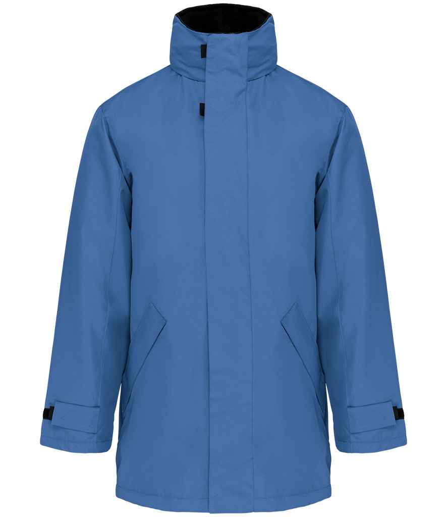 Kariban Parka Jacket | Light Royal Blue/Black