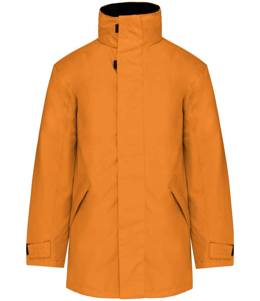 Kariban Parka Jacket | Orange/Black