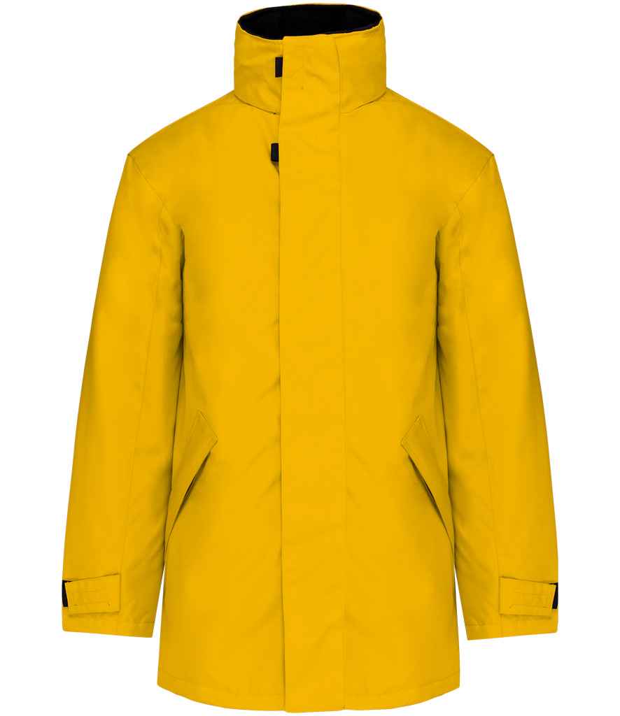 Kariban Parka Jacket | Yellow/Dark Grey