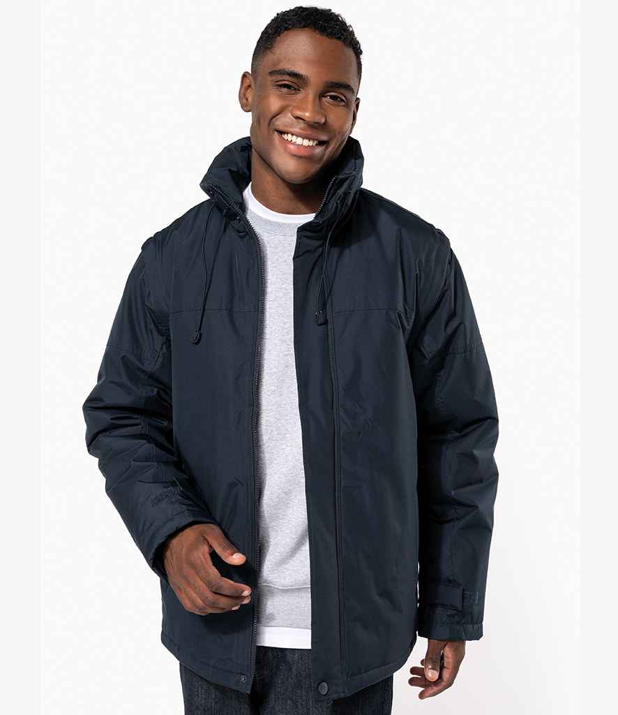 Kariban Factory Zip Off Sleeve Jacket | Navy/Navy