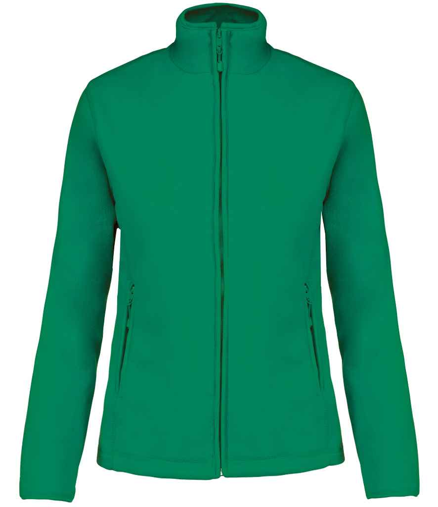 Kariban Ladies Maureen Micro Fleece Jacket | Kelly Green