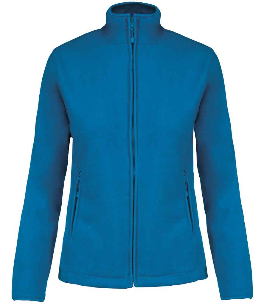 Kariban Ladies Maureen Micro Fleece Jacket | Tropical Blue