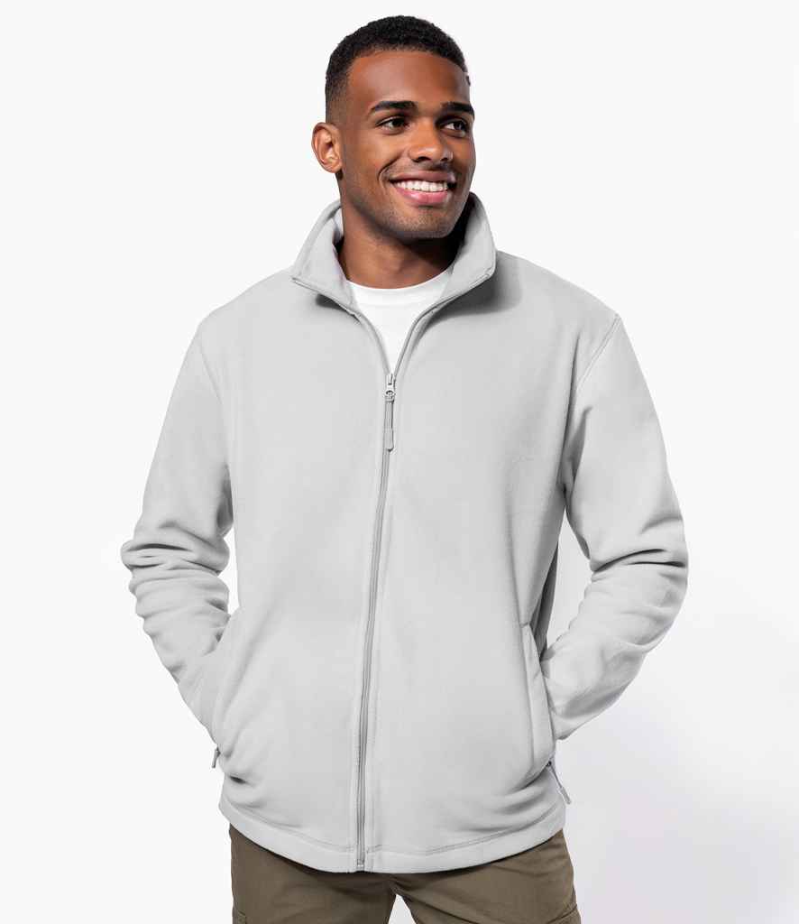 Kariban Falco Micro Fleece Jacket | Ash Heather