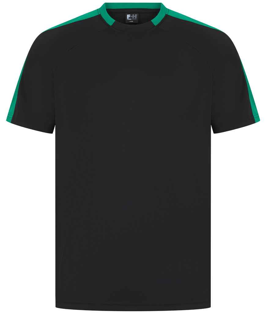 Finden + Hales Unisex Team T-Shirt | Black/Emerald